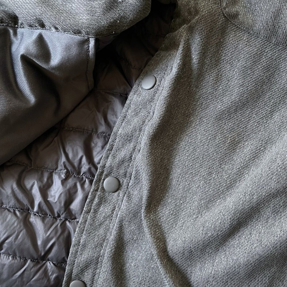 Men's Prana Button Down Showdown Shirt Charcoal Jacket XL - Picture 6 of 9